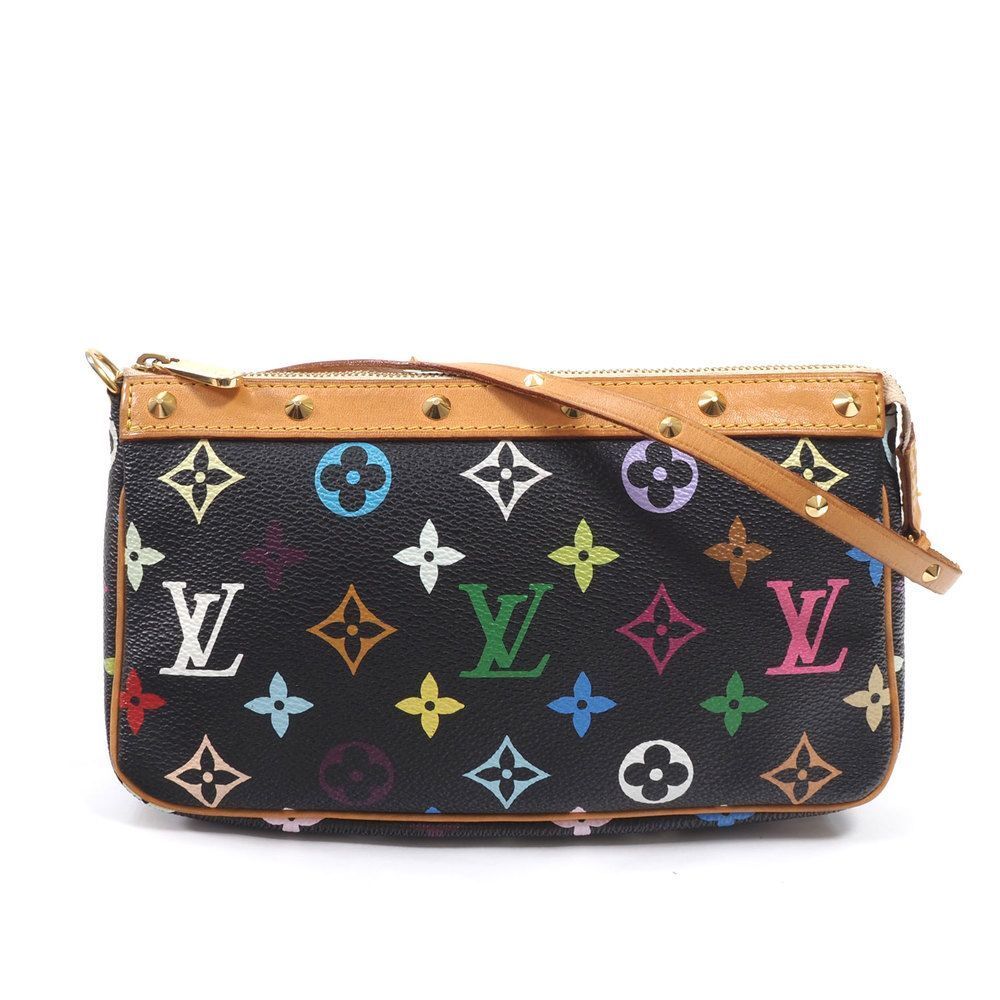 Louis Vuitton Monogram Multicolor Makeup Pouch Small Bag